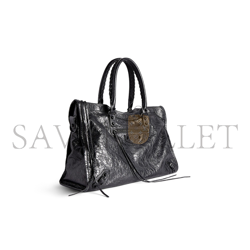 BALENCIAGA LE CITY BAG LARGE IN BLACK 8657652ACME1000 (46*29*17cm)
